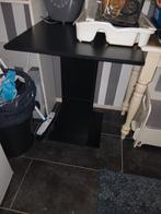 Tafeltje, Huis en Inrichting, Tafels | Bijzettafels, Ophalen, Zwart, Vierkant, Zo goed als nieuw