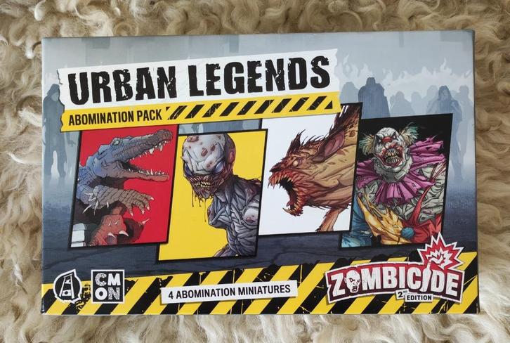 Zombicide 2nd Edition Urban Legends Abominations, Hobby en Vrije tijd, Gezelschapsspellen | Bordspellen, Nieuw, Een of twee spelers