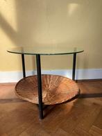 Vintage salontafel - jaren 70, Huis en Inrichting, Tafels | Salontafels, Ophalen, 100 tot 150 cm, Vintage - jaren 60/70, Rond