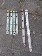 4x scharnieren, Doe-het-zelf en Verbouw, Hang- en Sluitwerk, Ophalen of Verzenden, Gebruikt, IJzer, Scharnier