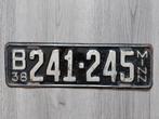 Kentekenplaat 1938 Minnesota USA Nummerplaat Nummerbord, Ophalen of Verzenden, Gebruikt