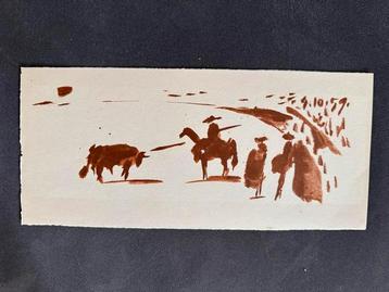 Pablo Picasso Lithografie Toros y Toreros Litho Stierengevec beschikbaar voor biedingen