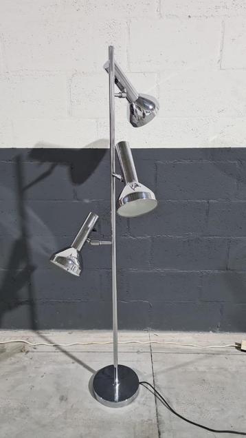 vloerlamp Cosack leuchten, chroom, drie lichtpnt, 60s beschikbaar voor biedingen