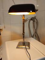 Oudere notaris tafel bureaulamp, Huis en Inrichting, Lampen | Tafellampen, Ophalen of Verzenden, Zo goed als nieuw, Glas, Minder dan 50 cm