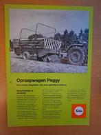 Folder Fella Opraapwagen Peggy, Ophalen of Verzenden, Gelezen, Tractor en Landbouw