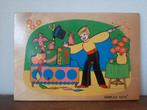 Vintage houten Simplex Toys puzzel Goochelen Goochelaar