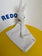 3284 doudou et compagnie konijn met wit doekje, Ophalen of Verzenden, Zo goed als nieuw, Konijn