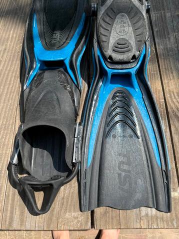 Tusa Hyflex buitenvin met vinstraps maat M (40-44), blauw beschikbaar voor biedingen