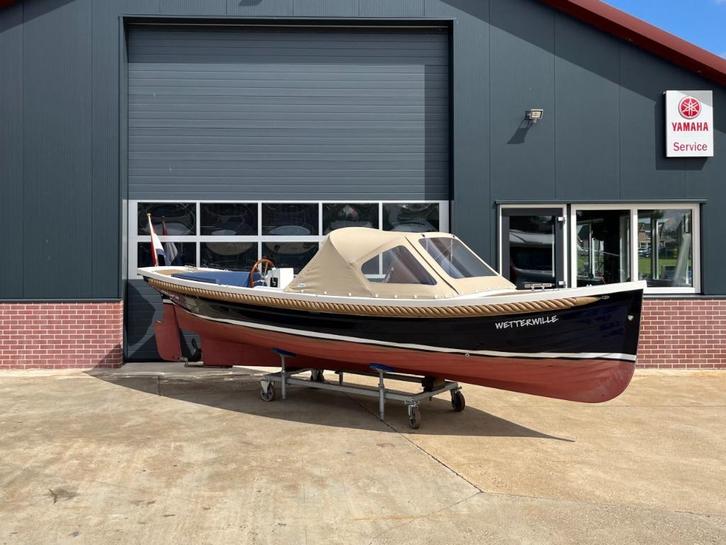 Kuperus 660 Elektrosloep, Watersport en Boten, Sloepen, Gebruikt, Tot 10 pk, 6 meter of meer, Binnenboordmotor, Elektrisch, Polyester