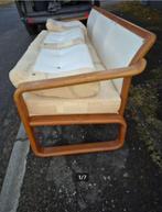 vintage teak sofa + sofa + 70er, Ophalen, Zo goed als nieuw, Hout, 70er