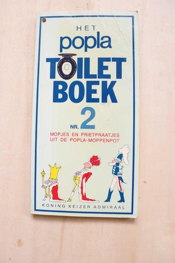 Het Popla toiletboek mopjes en prietpraat, 79 blz, jaar 1987 beschikbaar voor biedingen