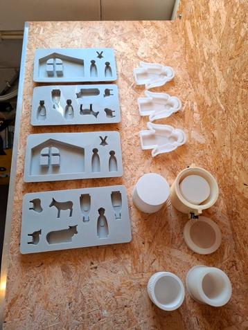 Siliconen gietmallen kerst beschikbaar voor biedingen