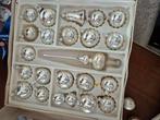 Doos oude kerstballen zilver vintage, Ophalen, Zo goed als nieuw