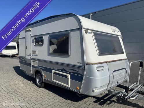 Fendt 420 stapelbed voortent+luifel+uitbouw, Caravans en Kamperen, Caravans, Bedrijf, 750 - 1000 kg, Rondzit, Fendt, Overige typen
