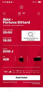 Ajax - Fortuna, Losse kaart, Eén persoon, Februari