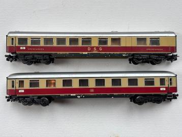 Märklin 4085 en 4087 TEE rijtuigen van de DB beschikbaar voor biedingen