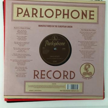 david bowie - sue (or in a season of crime)/ Tis a pity 10"  beschikbaar voor biedingen