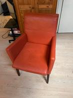 Rode elegante design stoel, zit lekker: zet 'm in je ruimte!, Ophalen of Verzenden, Zo goed als nieuw, Rood, Eén