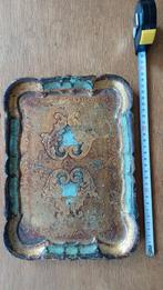 vintage italiaans dienblad, Ophalen of Verzenden, Gebruikt, Rechthoekig, Hout