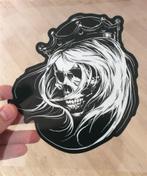 SKULL BIKER Doodshoofd HARLEY MOTOR Vinyl Decal Sticker