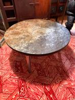 VINTAGE BRUTALIST DESIGN SALONTAFEL JAREN 60|70, Huis en Inrichting, Tafels | Salontafels, Gebruikt, 50 tot 100 cm, Rond, Ophalen of Verzenden