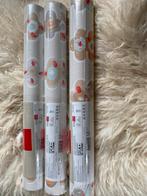 Drie rollen behang Oilily Pastel Flowers, Verzenden, Bloemen, Grijs