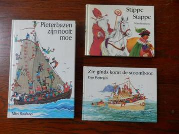 2xsinterklaasboekjes vanMies Bouhuys en 1 van Dan Portegijs  beschikbaar voor biedingen