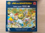 Jan van Haasteren Camping Puzzel 1000 stukjes, Ophalen of Verzenden, Zo goed als nieuw, Legpuzzel