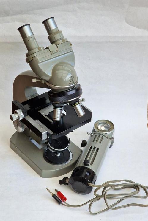 Olympus type E binoculaire microscoop, Audio, Tv en Foto, Optische apparatuur | Microscopen, Gebruikt, Biologische microscoop