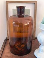 Vintage apothekersfles, Ophalen of Verzenden, Zo goed als nieuw, Glas, Minder dan 50 cm