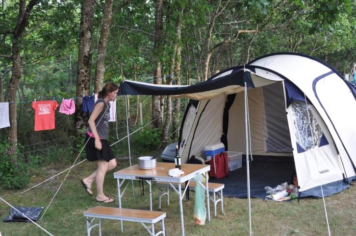 Tunnel tent, Caravans en Kamperen, Tenten, tot en met 4, Gebruikt, Ophalen