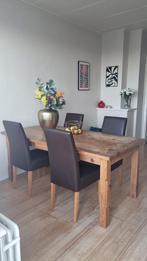 eettafel Mexicaans Grenen, Huis en Inrichting, Tafels | Eettafels, Ophalen, Gebruikt, 50 tot 100 cm, Vijf personen of meer