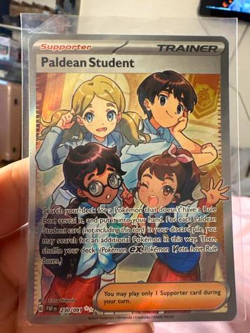 Paldean Student Full Art /30/091 beschikbaar voor biedingen