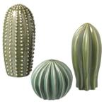 Ikea SJÄLSLIGT Decoratieset - 3 Groene Cactussen, Ophalen of Verzenden, Zo goed als nieuw