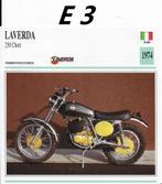E3 motorkaart e3 laverda 250 chott ( 1974), Ophalen of Verzenden, Zo goed als nieuw, Auto's