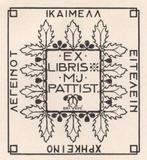 2105 Ex Libris Nederland : Johan Briedé, 1922, Verzenden