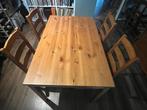 IKEA Eettafel met stoelen, Ophalen, 100 tot 150 cm, 50 tot 100 cm, Zo goed als nieuw