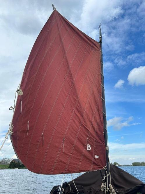 Zalmschouw WKD41, goed onderhouden karakteristieke platbodem, Watersport en Boten, Platbodems, Gebruikt, 6 tot 9 meter, Staal