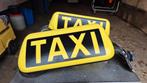 Taxi bord taxilamp dakverlichting splithoff, Ophalen, Gebruikt, Reclamebord