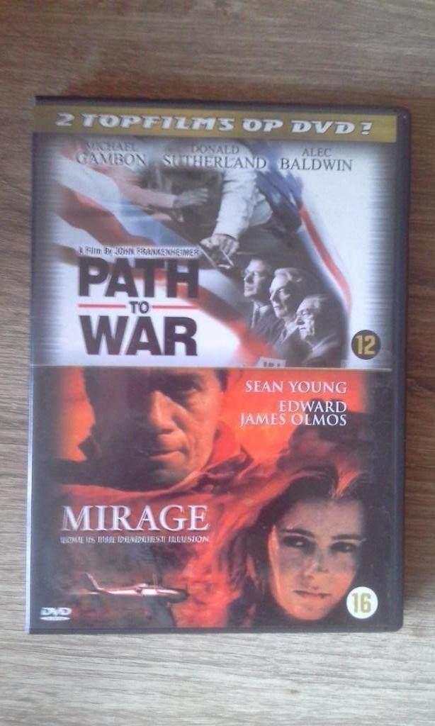 Path to War / Mirage, Cd's en Dvd's, Dvd's | Thrillers en Misdaad, Zo goed als nieuw, Vanaf 16 jaar, Ophalen of Verzenden