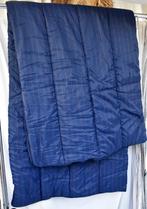 Goed ventilerende slaapzak blauw 190 x 70 cm, retro, vintage, Caravans en Kamperen, Slaapzakken, Ophalen of Verzenden, Gebruikt