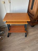 Bureau met wielen, Ophalen of Verzenden, Met wielen, Gebruikt, Bureau