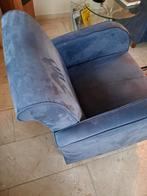 Blauwe Stoffen Fauteuil 2 stuks, Ophalen