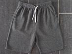 Herenshort korte broek joggingstof kleur donkergrijs maat S., Ophalen of Verzenden, Maat 46 (S) of kleiner, Grijs