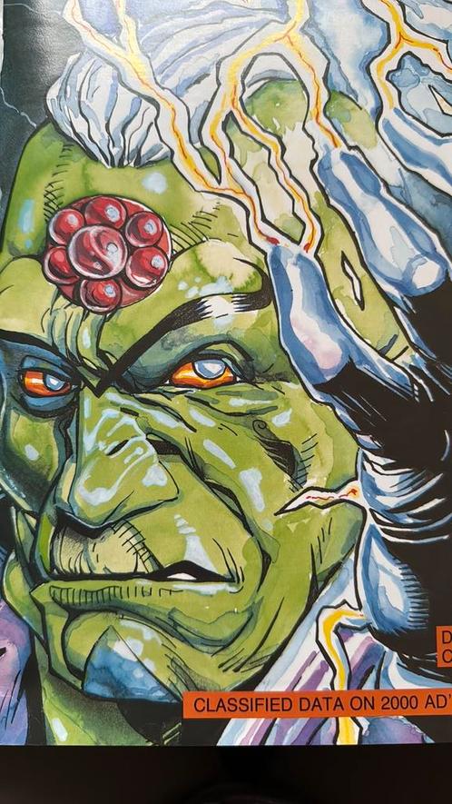 Tharg the Mighty's database, complete set plus folie, Boeken, Strips | Comics, Gelezen, Complete serie of reeks, Europa, Ophalen of Verzenden