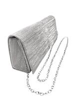 Zilveren gala tas, Sieraden, Tassen en Uiterlijk, Tassen | Damestassen, Overige kleuren, Verzenden, Nieuw, Tiel