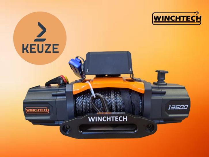 Elektrische Lier Winchtech PRO | 6100kg | Direct op voorraad, Auto diversen, Overige Auto diversen, Ophalen of Verzenden