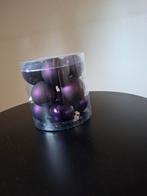 Paarse kerstballen, Diversen, Kerst, Ophalen of Verzenden, Zo goed als nieuw