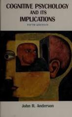 John R. Anderson Cognitive Psychology and its Implications, Boeken, Ophalen of Verzenden, Nieuw