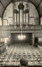 Kerkinterieur met orgel en zitplaatsen, Ophalen of Verzenden, 1940 tot 1960, Ongelopen, Zeeland